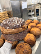 Panettone ai tre cioccolati