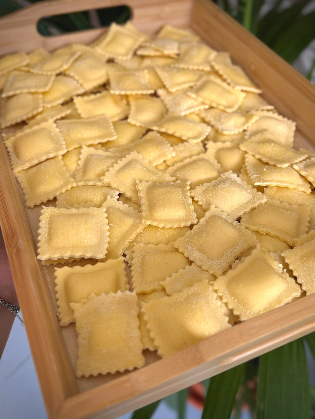 Ravioli salsiccia e provola